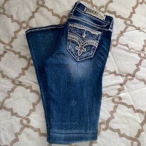 Rock jeans worn once size 28 easy boot